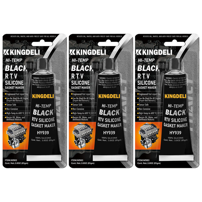 رنگ مشکی چسب سیلیکونی Rtv بالا برای پمپ خودکار